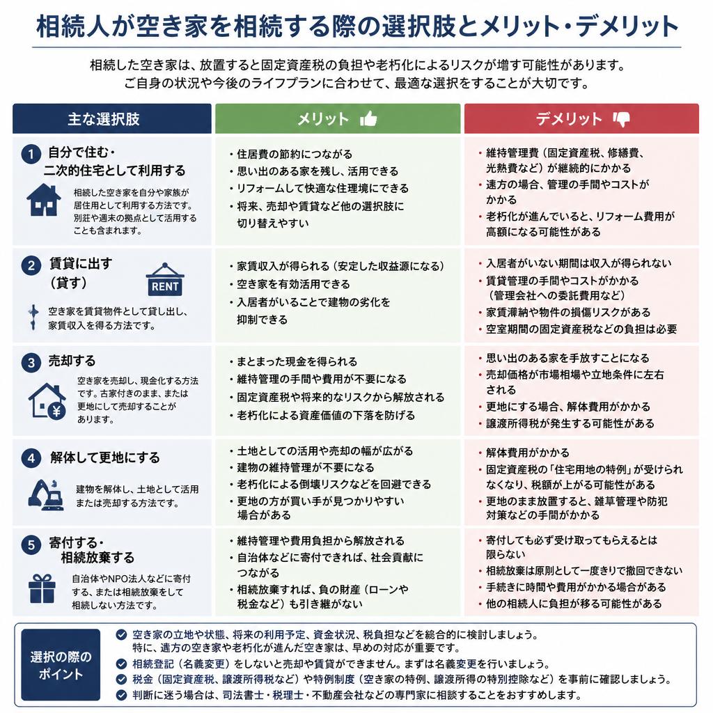 4. 相続人が知るべき選択肢