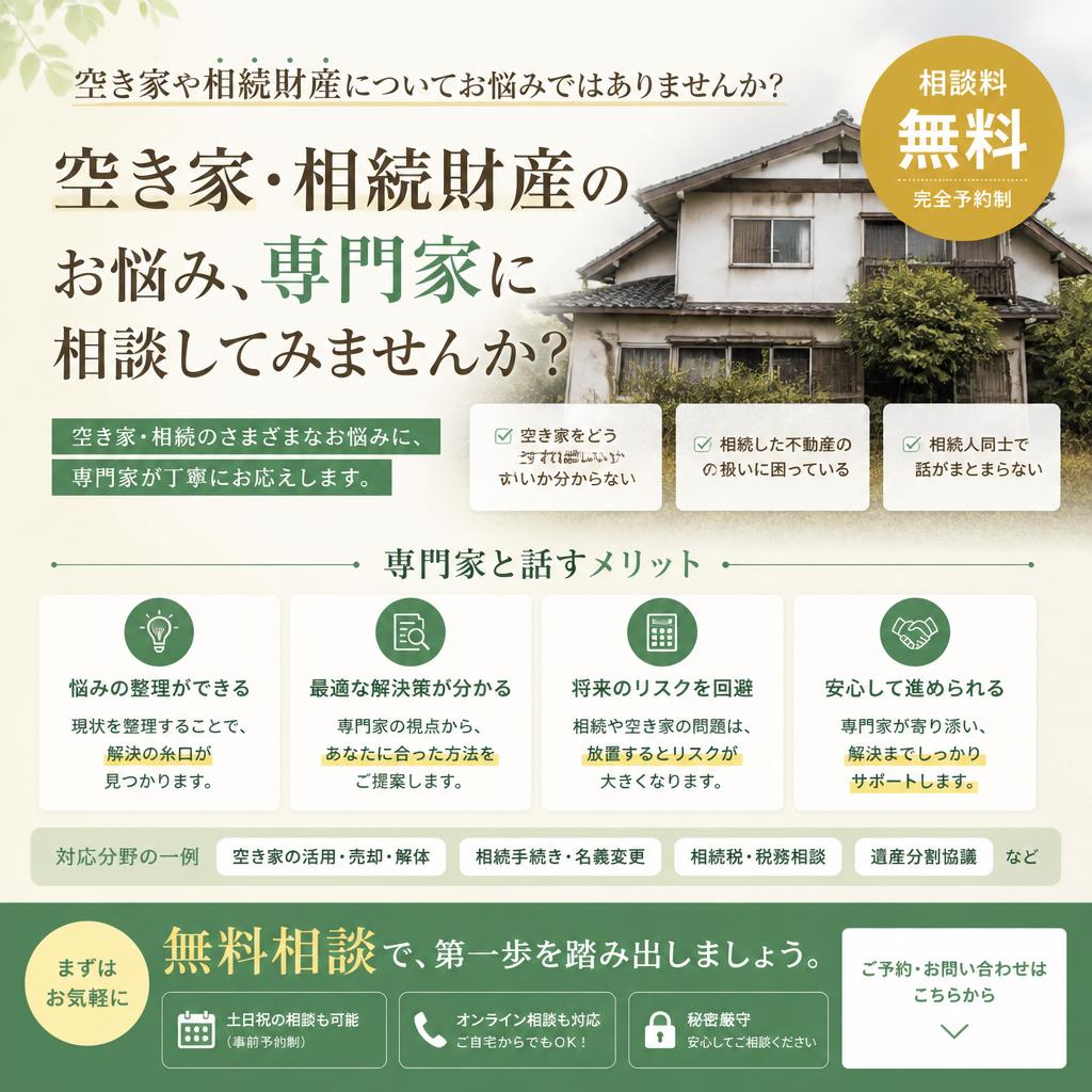 無料相談のご案内