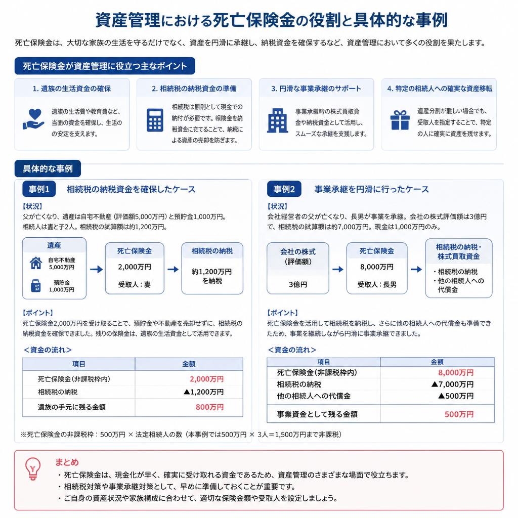 資産管理における死亡保険金の重要性
