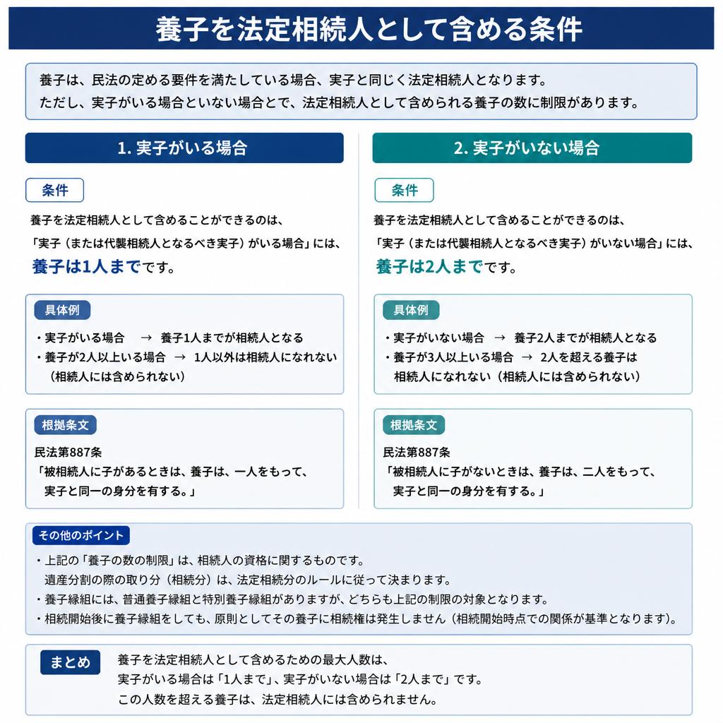 養子の取り扱いとその制限