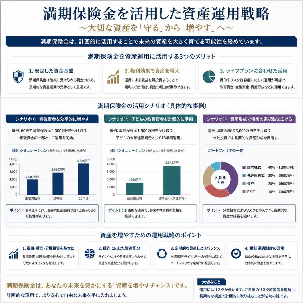 満期保険金の有効活用方法
