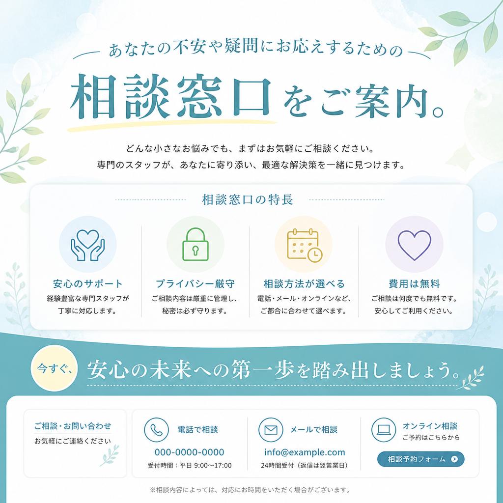 7. お問い合わせ・無料相談のご案内