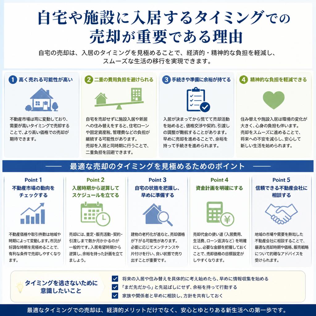 スムーズな売却のタイミングとは