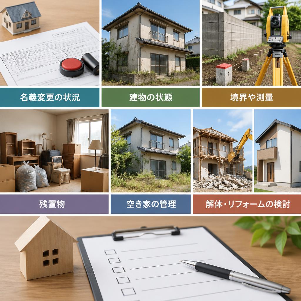 相続した家や土地、売却準備はここから