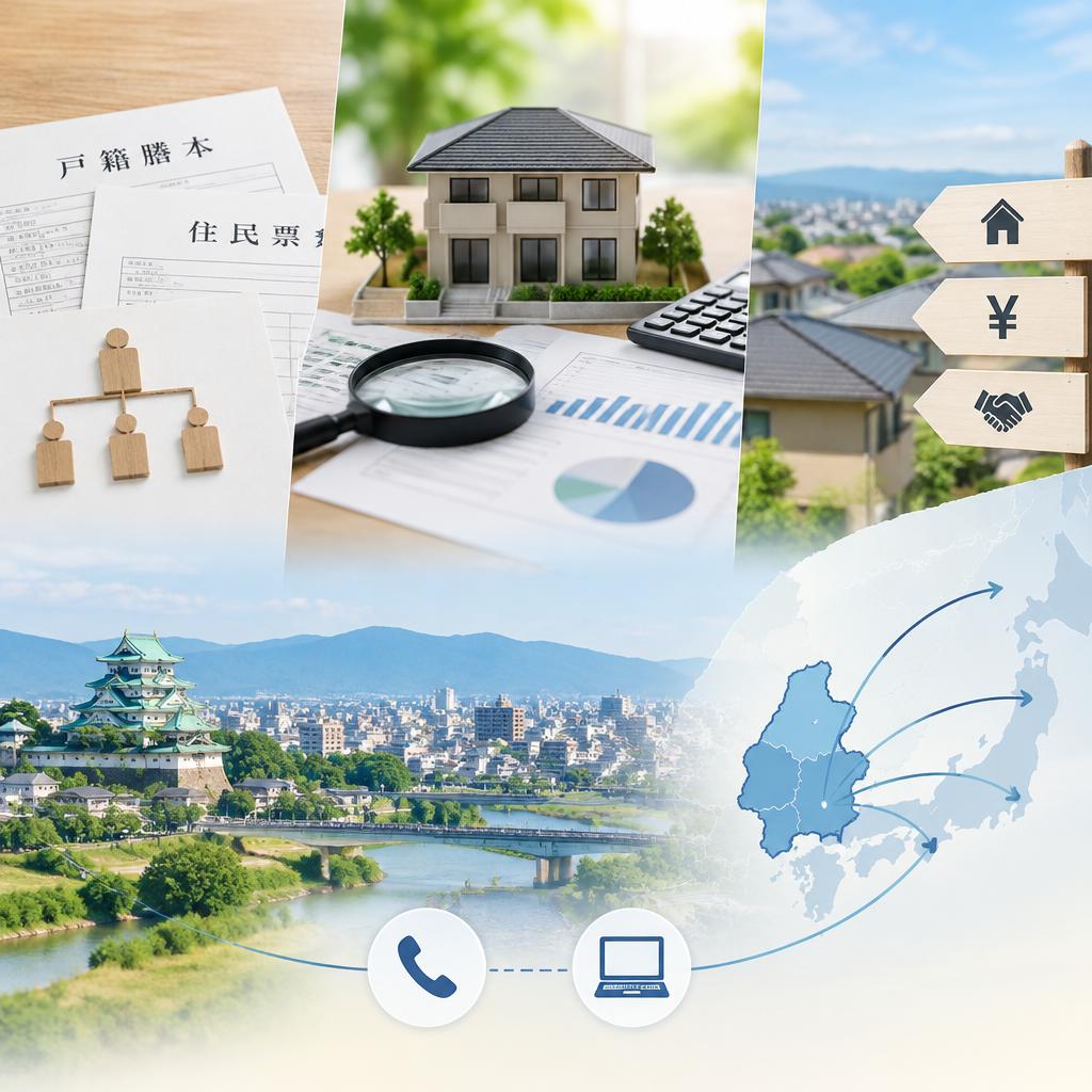 戸籍の整理から売却相談まで。まずは無料相談で一歩前へ