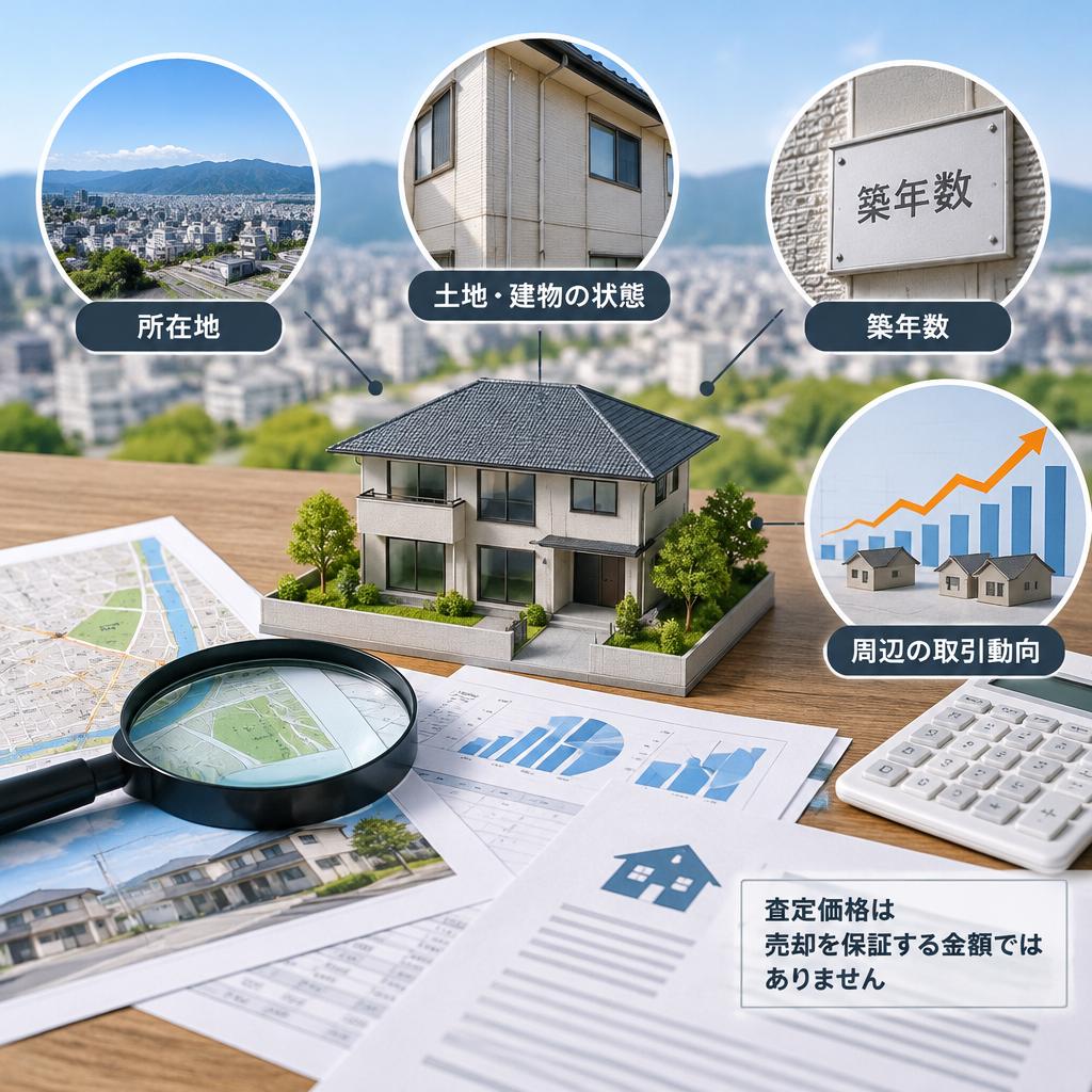 不動産査定で売却価格の目安を知る。価格を左右するポイント